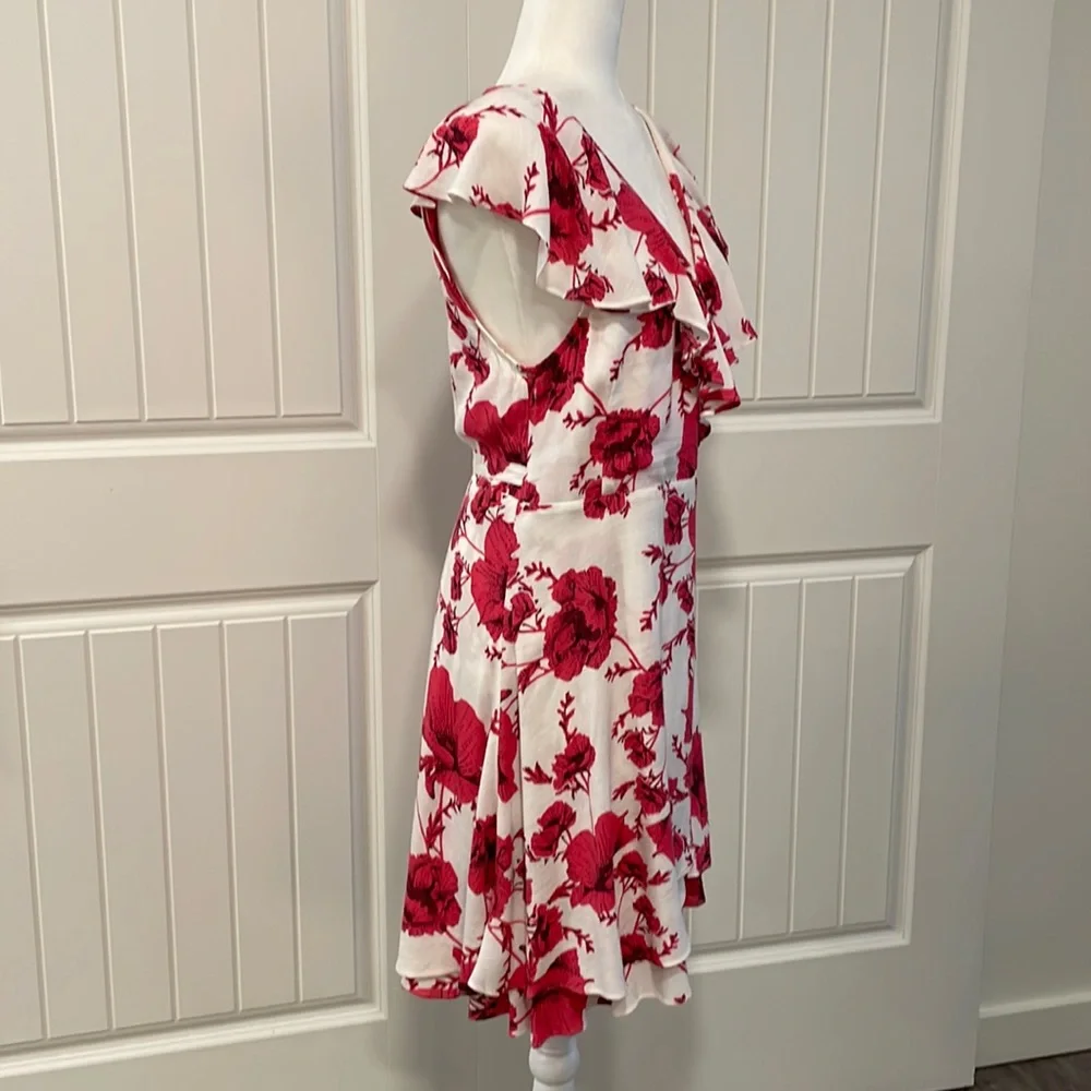 Free People French Quarter Floral Mini Wrap Dress NWOT